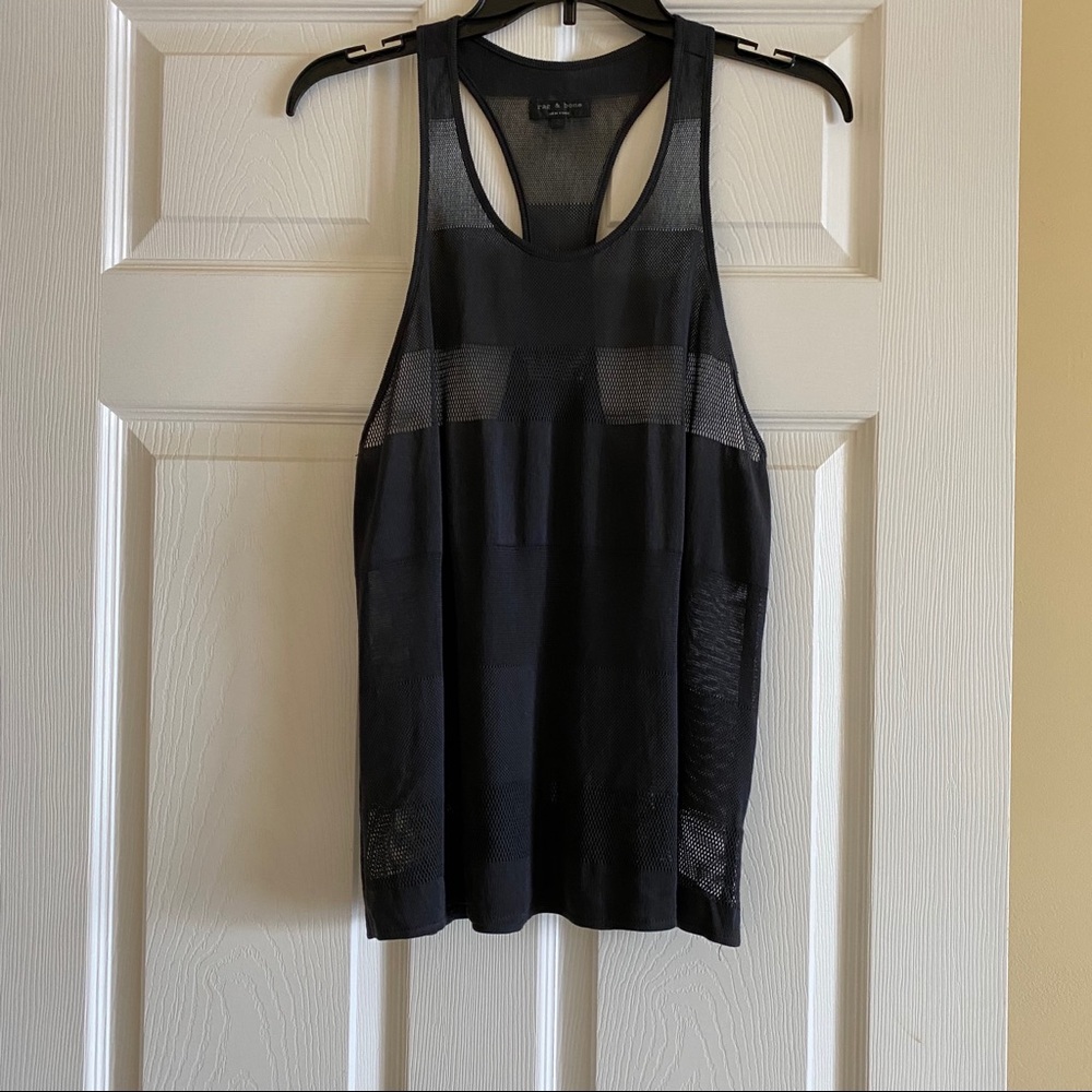 Rag and bone sheer striped tank